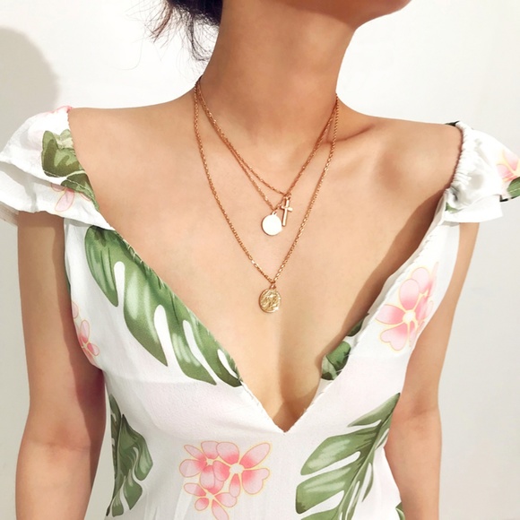 Coins Maria Choker Necklace Sets - Picture 3 of 5